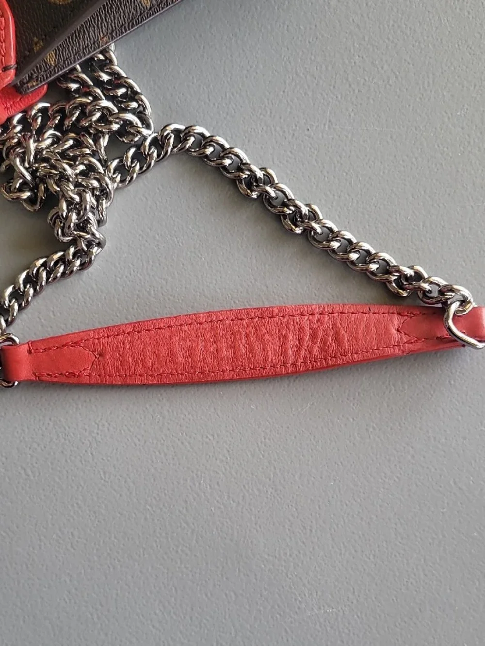 Louis Vuitton Monogram Small  Pochette Tribal Mask Red LE